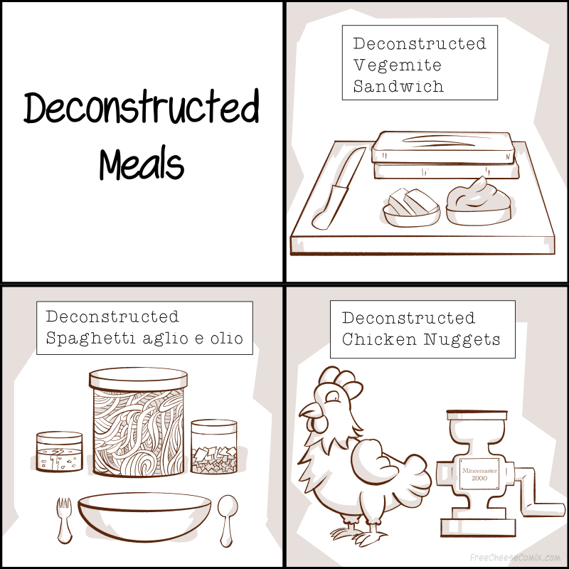 Deconstructed Meals Are Just So Weird