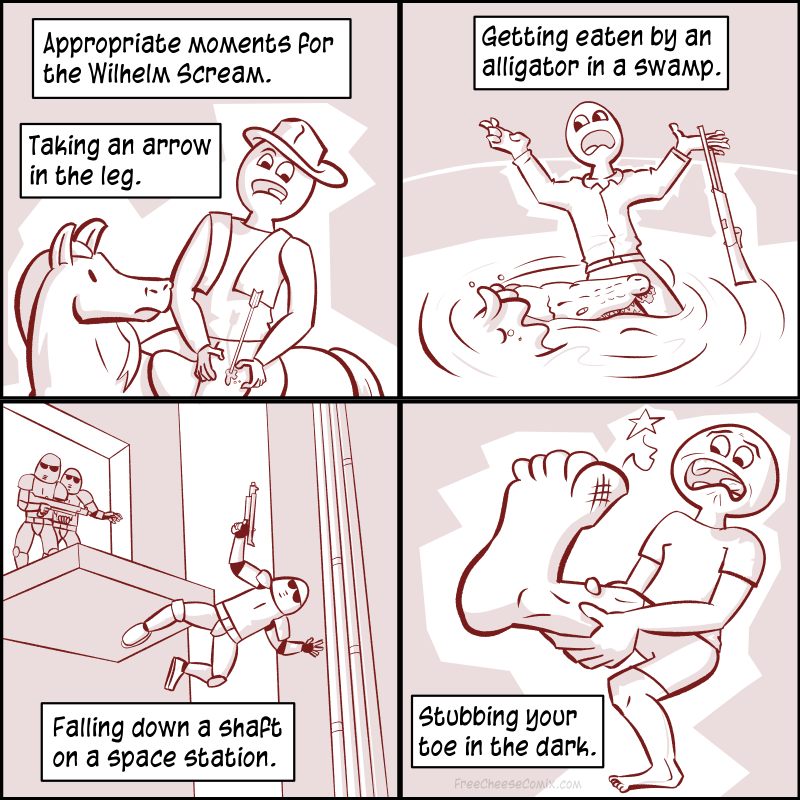 Appropriate Moments For A Wilhelm Scream