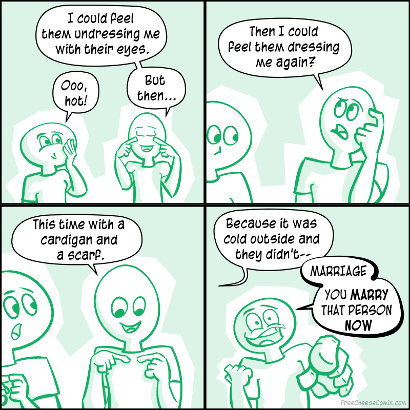 A Lascivious Yet Caring Gaze