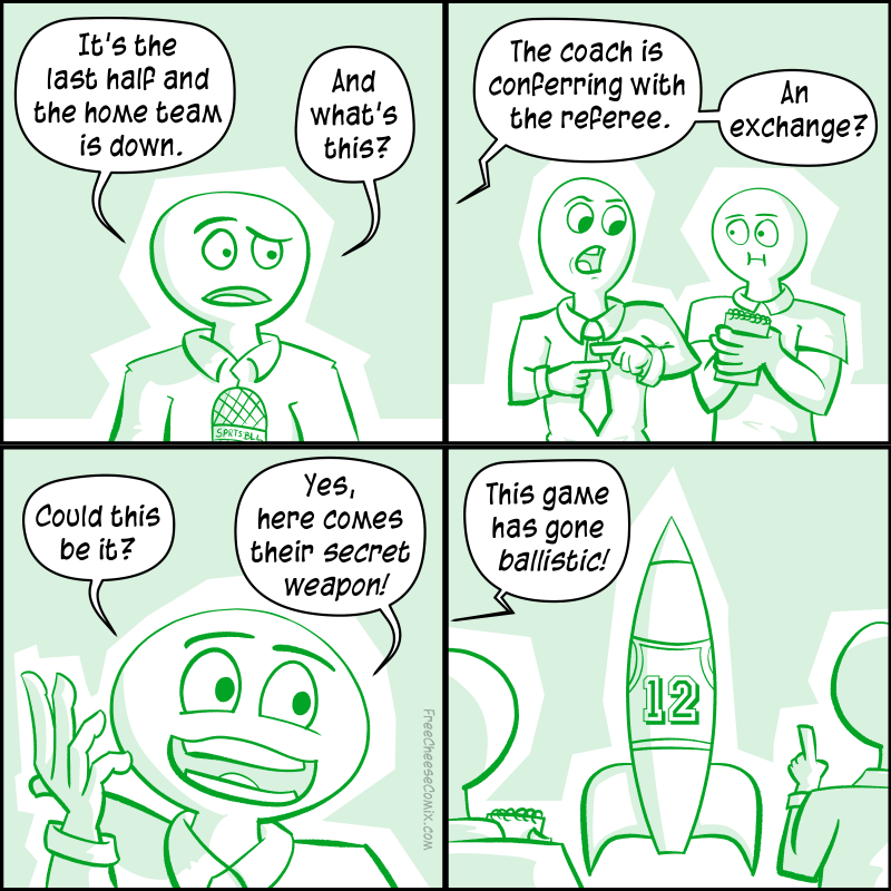 Explosive Sportsball Substitution