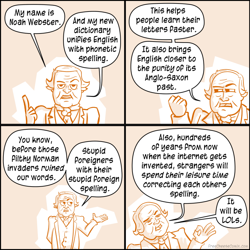 Noah Webster Was A Dick