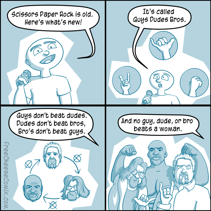 Jan-Ken-Pon Against Violence Comic