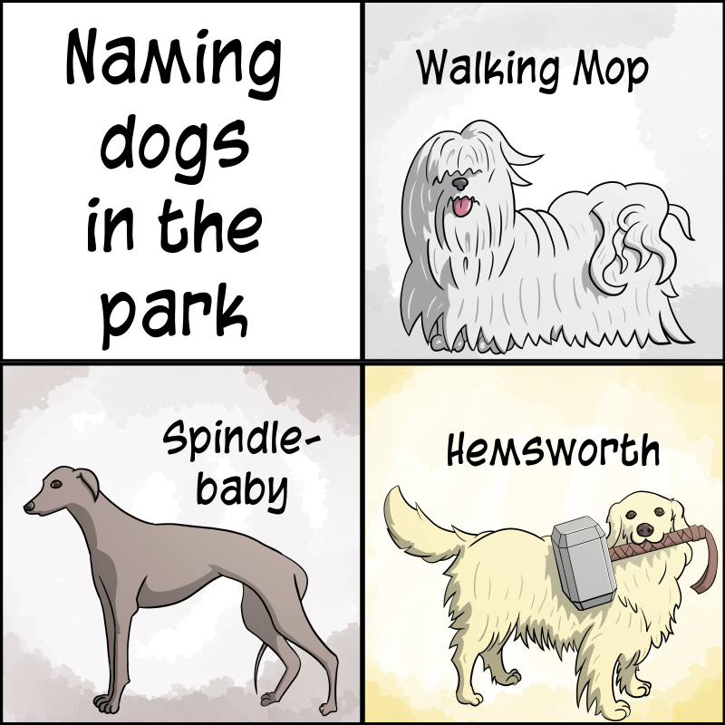 Naming Dogs in the Park 1