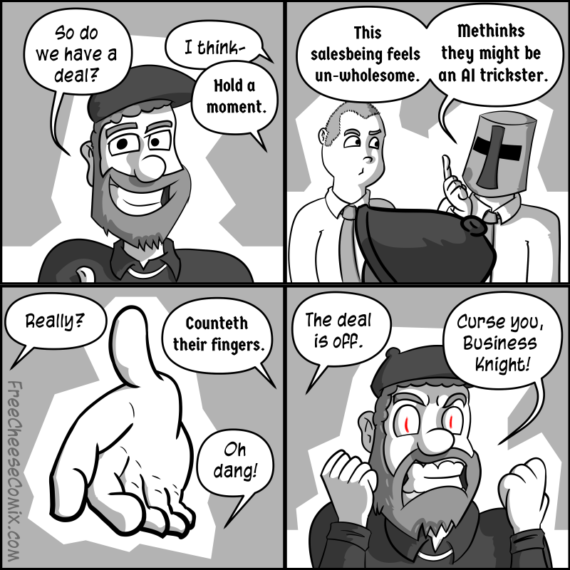 Business Knight VS the IT fae